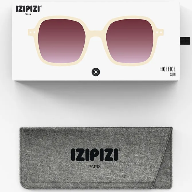 IZIPIZI Lunettes de Soleil Adulte #Office - Vintage Cream