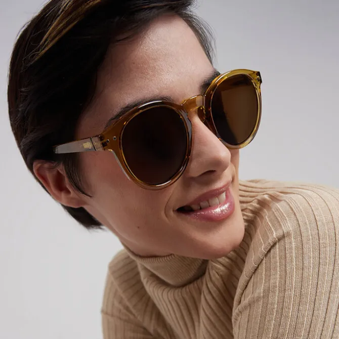IZIPIZI Lunettes de Soleil Adulte #M - Golden Green