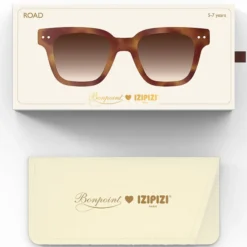 IZIPIZI Lunettes de Soleil Kids #Road x Bonpoint 5/7 Ans - Glossy Havane