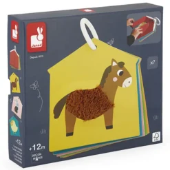 Janod Cartes Tactiles - Ferme