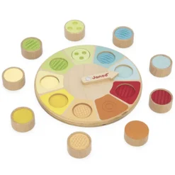 Janod Jeu Sensoriel - Roue Mémo Touch