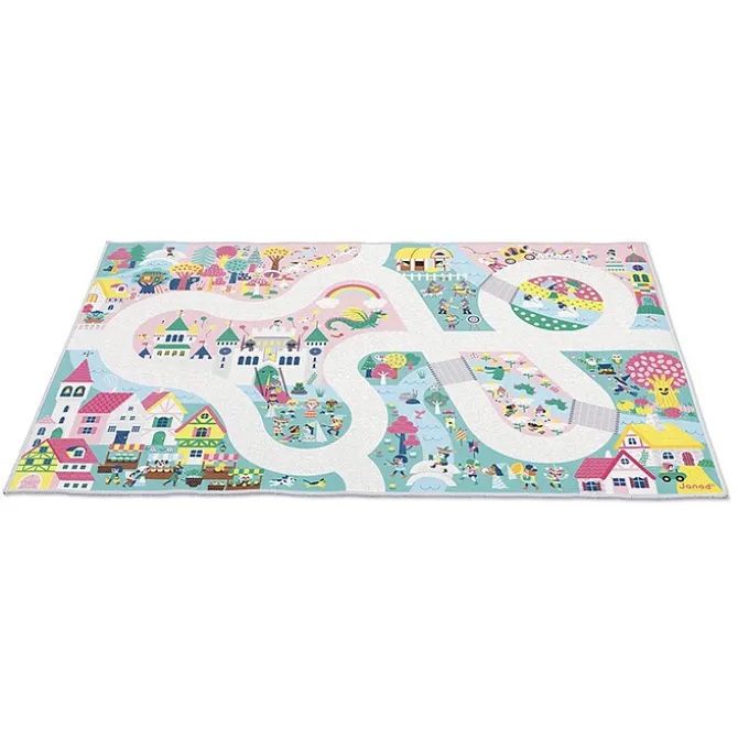 Janod Tapis avec Circuit Royaume Enchanté - Cross Roads