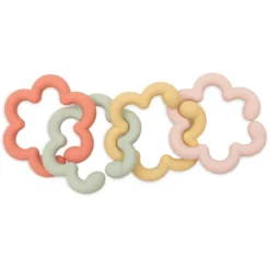 Jollein Anneaux en Silicone - Flowers