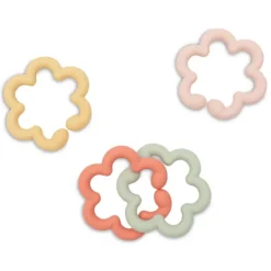 Jollein Anneaux en Silicone - Flowers