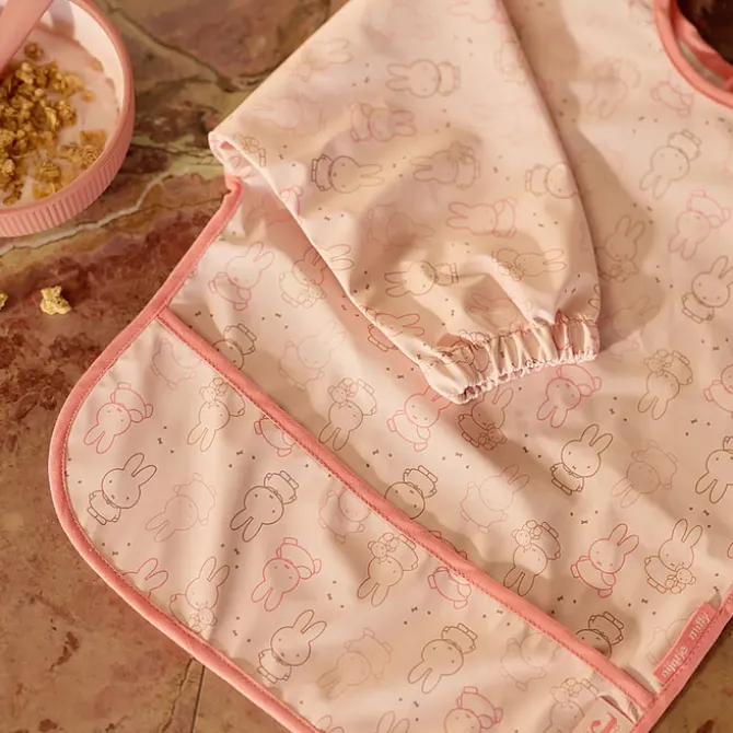 Jollein Bavoir à Manches Imperméable - Miffy Moments Silk Rose