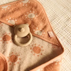 Jollein Cape de Bain Eponge Jacquart - Sun Light Terra