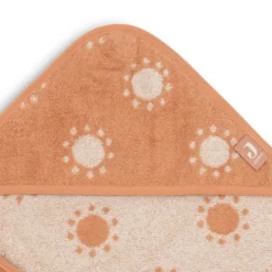 Jollein Cape de Bain Eponge Jacquart - Sun Light Terra