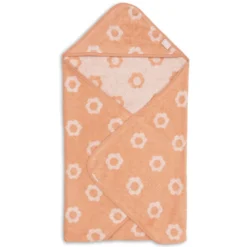 Jollein Cape de Bain Eponge Jacquart - Flower Blush