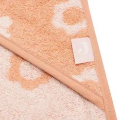 Jollein Cape de Bain Eponge Jacquart - Flower Blush