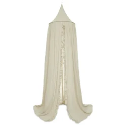Jollein Ciel de Lit Leaf Ruffle Nougat - 245 cm