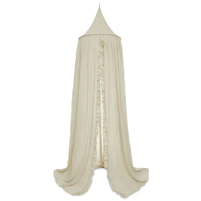Jollein Ciel de Lit Leaf Ruffle Nougat - 245 cm