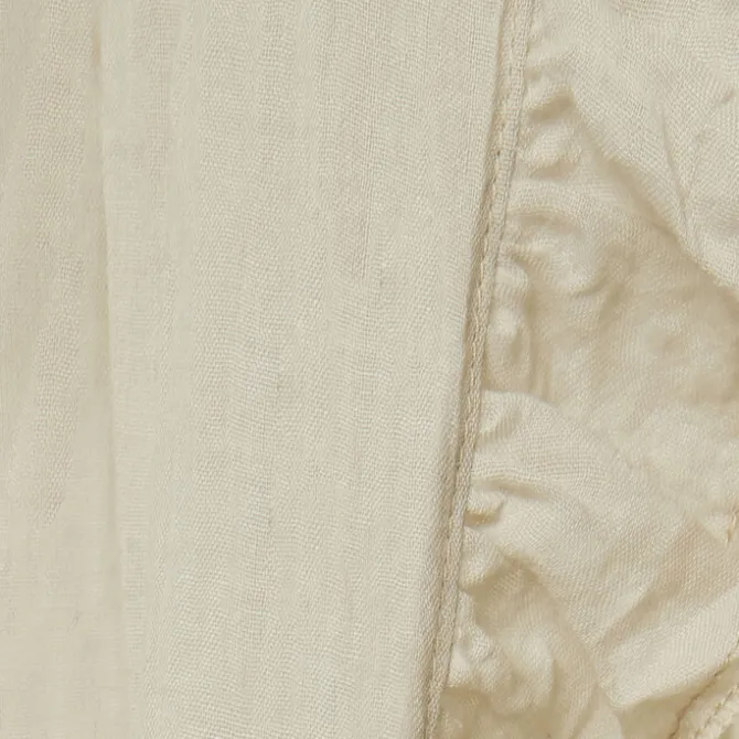 Jollein Ciel de Lit Leaf Ruffle Nougat - 245 cm