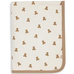 Jollein Couverture Berceau - Mini Teddy Bear Little Waffle Fluffy Teddy Bear
