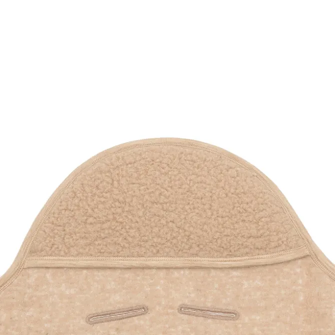 Jollein Couverture Portefeuille Sherpa Merino Wool - Natural