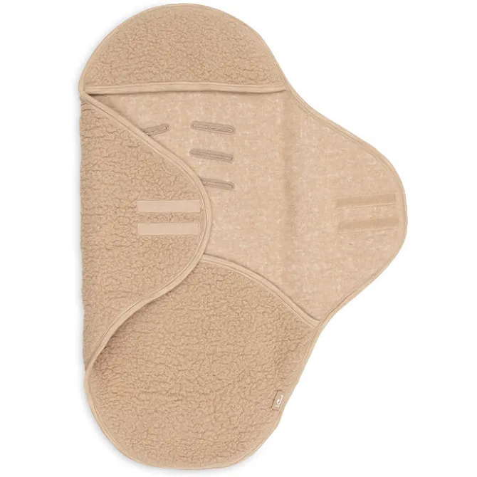 Jollein Couverture Portefeuille Sherpa Merino Wool - Natural