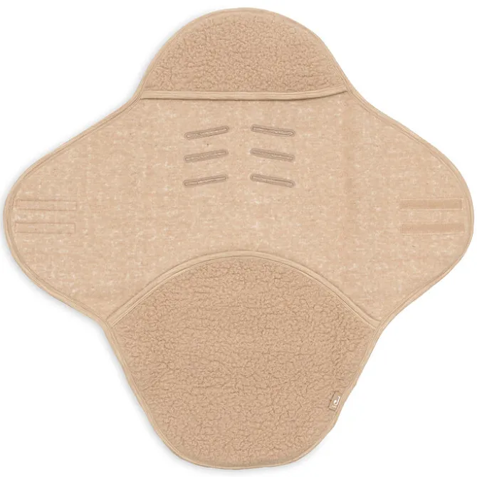 Jollein Couverture Portefeuille Sherpa Merino Wool - Natural