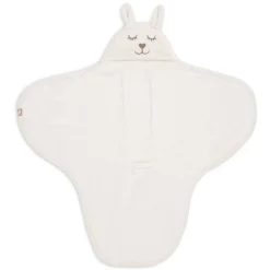 Jollein Couverture Portefeuille Bunny Cloudy Rib - Oatmeal