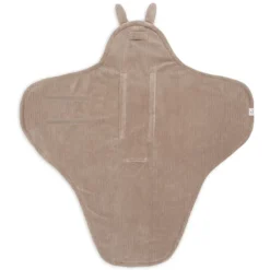 Jollein Couverture Portefeuille Bunny Cloudy Rib - Milky Coffee