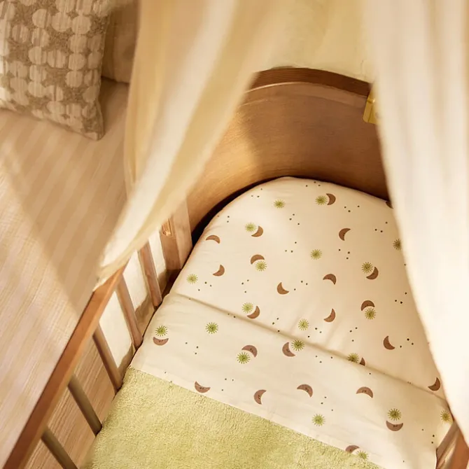 Jollein Drap Housse Jersey Over The Moon - 60 x 120 cm