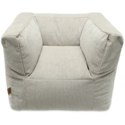 Jollein Fauteuil Pouf Corduroy - Olive Green