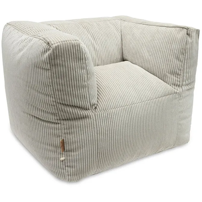 Jollein Fauteuil Pouf Corduroy - Olive Green