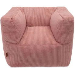 Jollein Fauteuil Pouf Corduroy - Wild Rose