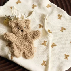 Jollein Gigoteuse Naissance Eté Little Waffle Mini Teddy Bear - 0/3 Mois