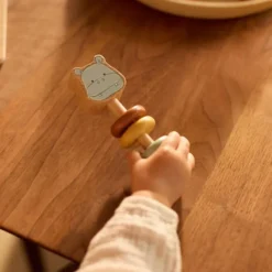 Jollein Hochet en Bois - Hippo Happy