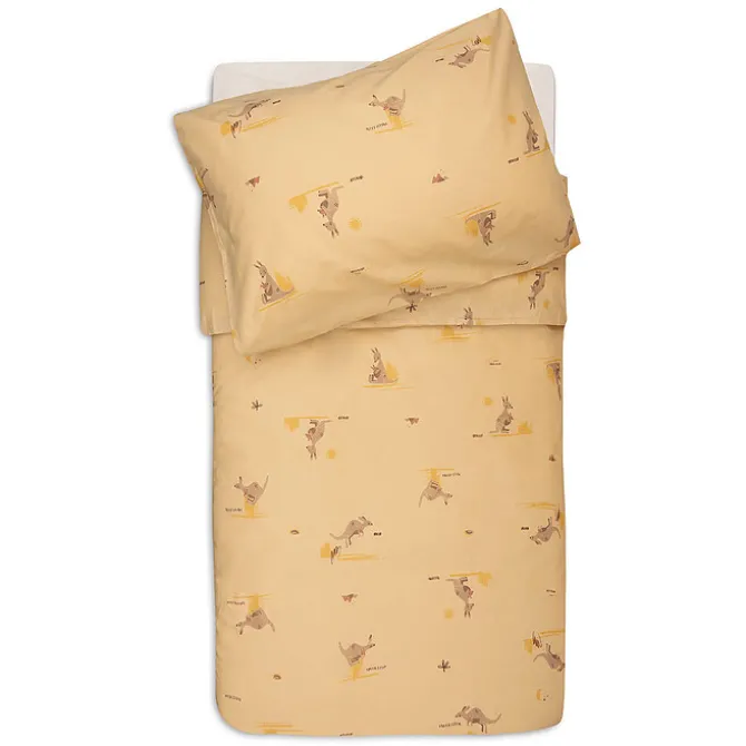 Jollein Housse de Couette et Taie Kangaroots - 100 x 140 cm