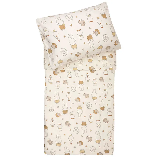 Jollein Housse de Couette et Taie Miffy Family Farm - 100 x 140 cm