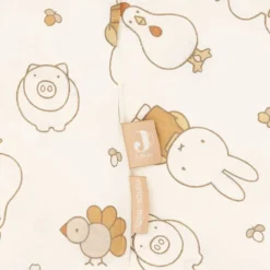 Jollein Housse de Couette et Taie Miffy Family Farm - 100 x 140 cm
