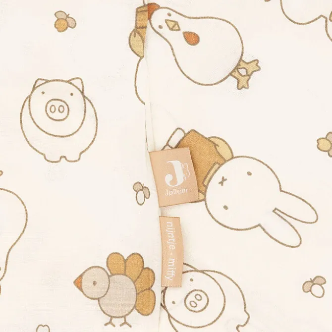 Jollein Housse de Couette et Taie Miffy Family Farm - 100 x 140 cm