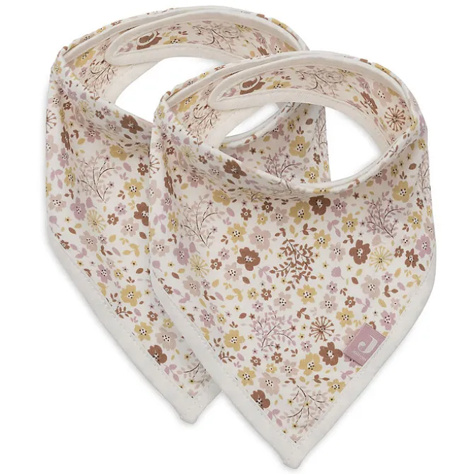 Jollein Lot de 2 Bavoirs Bandana - Flower Fairies