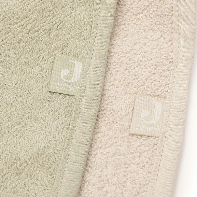 Jollein Lot de 2 Bavoirs Bandana - Soft Matcha & Sand