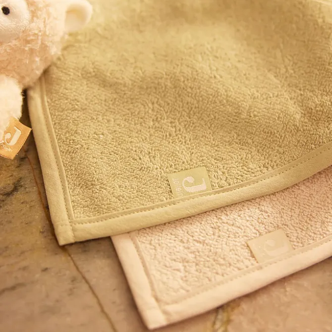Jollein Lot de 2 Bavoirs Bandana - Soft Matcha & Sand