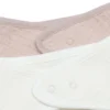 Jollein Lot de 2 Bavoirs Bandana Gaze de Coton - Wild Rose & Oatmeal