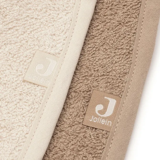 Jollein Lot de 2 Bavoirs Bandana - Milky Coffee & Sand