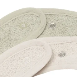 Jollein Lot de 2 Bavoirs Eponge - Soft Matcha & Sand