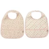 Jollein Lot de 2 Bavoirs Imperméables - Soft Plumes