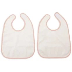 Jollein Lot de 2 Bavoirs Imperméables - Soft Plumes
