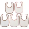 Jollein Lot de 5 Bavoirs Imperméables Miffy Moments - Silk Rose