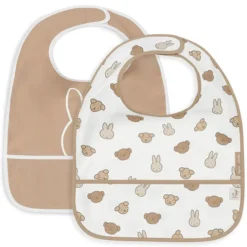 Jollein Lot de 2 Bavoirs Imperméables - Miffy and Friends