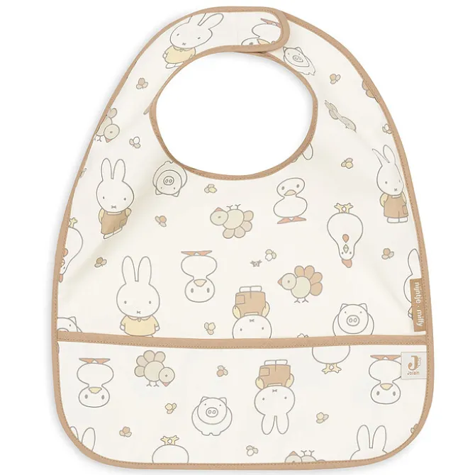 Jollein Lot de 2 Bavoirs Imperméables - Miffy Family Farm