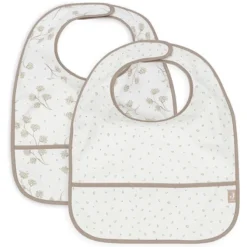 Jollein Lot de 2 Bavoirs Imperméables - Leafy Dreams