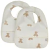 Jollein Lot de 2 Bavoirs - Teddy Bear