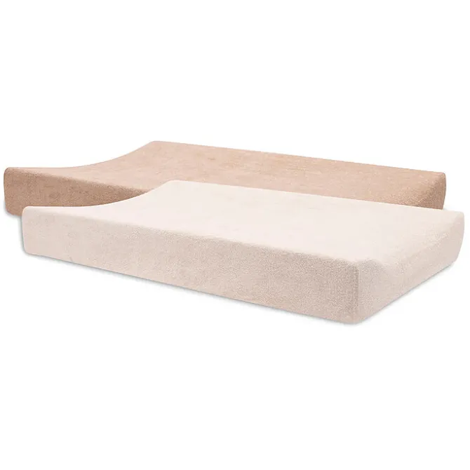 Jollein Lot de 2 Housses de Matelas à Langer - Blush & Wild Rose