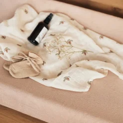 Jollein Lot de 2 Housses de Matelas à Langer - Wild Rose