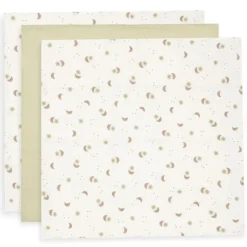 Jollein Lot de 3 Langes Gaze de Coton - Over The Moon