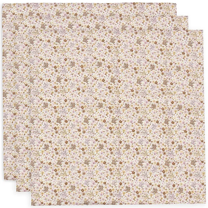 Jollein Lot de 3 Langes Gaze de Coton - Flower Fairies