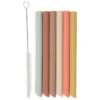 Jollein Lot de 6 Pailles en Silicone - Multicolore
